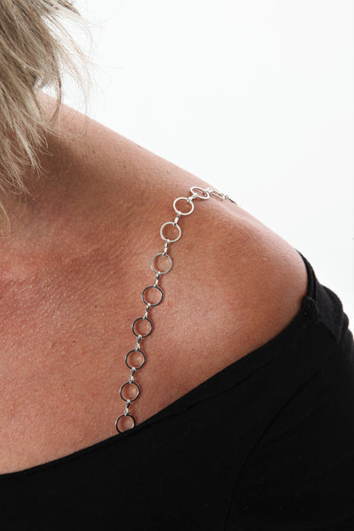 trendy circles jewelry bra straps